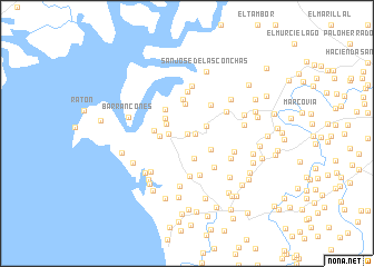 map of Hacienda Santa Gertrúdis